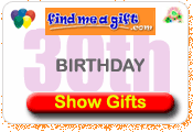 30th Birthday Gifts At Find Me A Gift