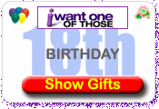 18th Birthday Gifts and Present Ideas