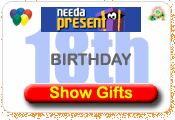 Need A Present 18th Birthday Gift Ideas