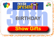 30th Birthday Gifts At Need A Present